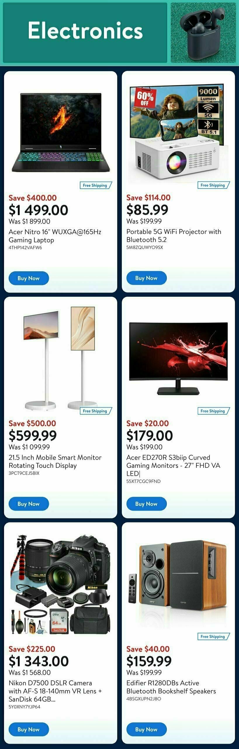 Walmart Deals Flyer Flyer from December 5