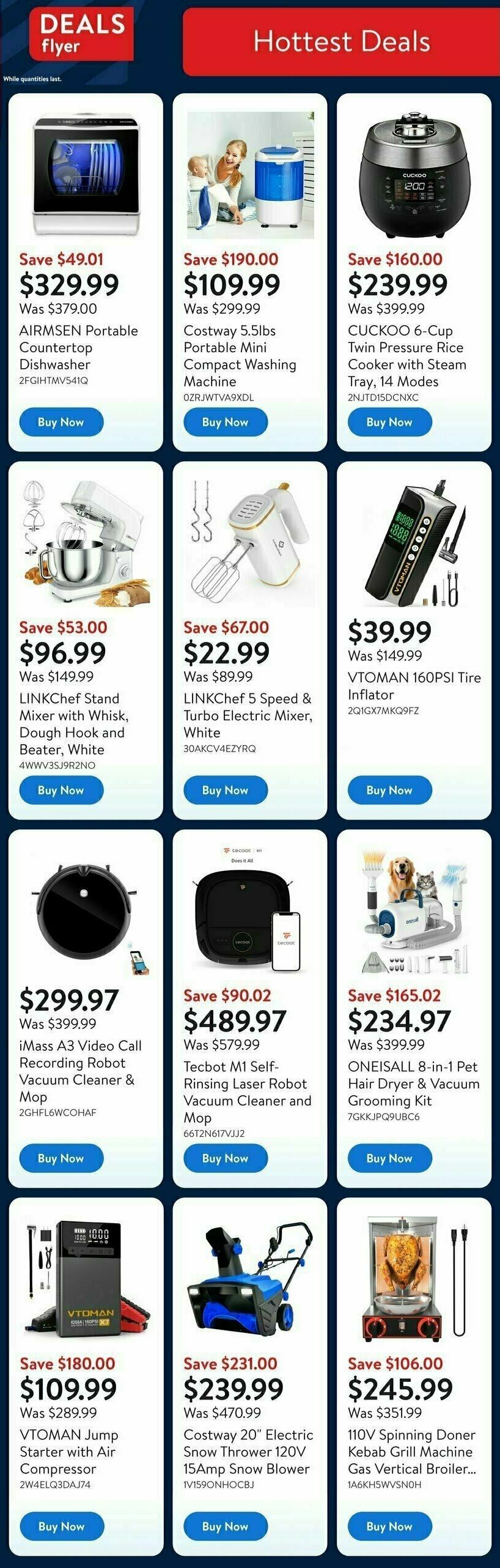 Walmart Deals Flyer Flyer from December 19