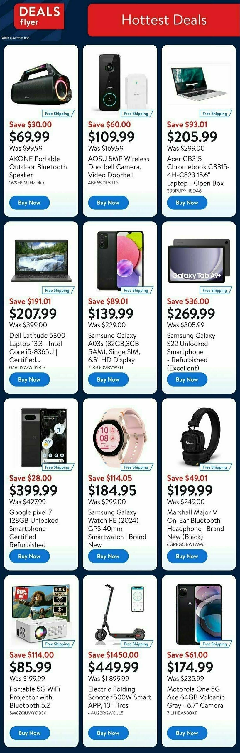 Walmart Deals Flyer Flyer from January 2