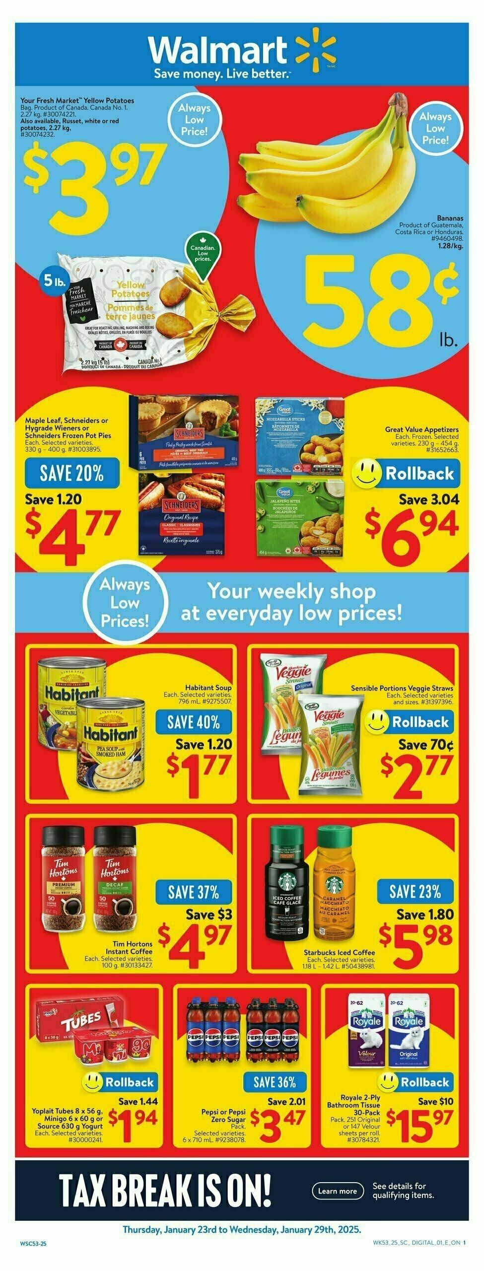 Walmart Flyer from January 23
