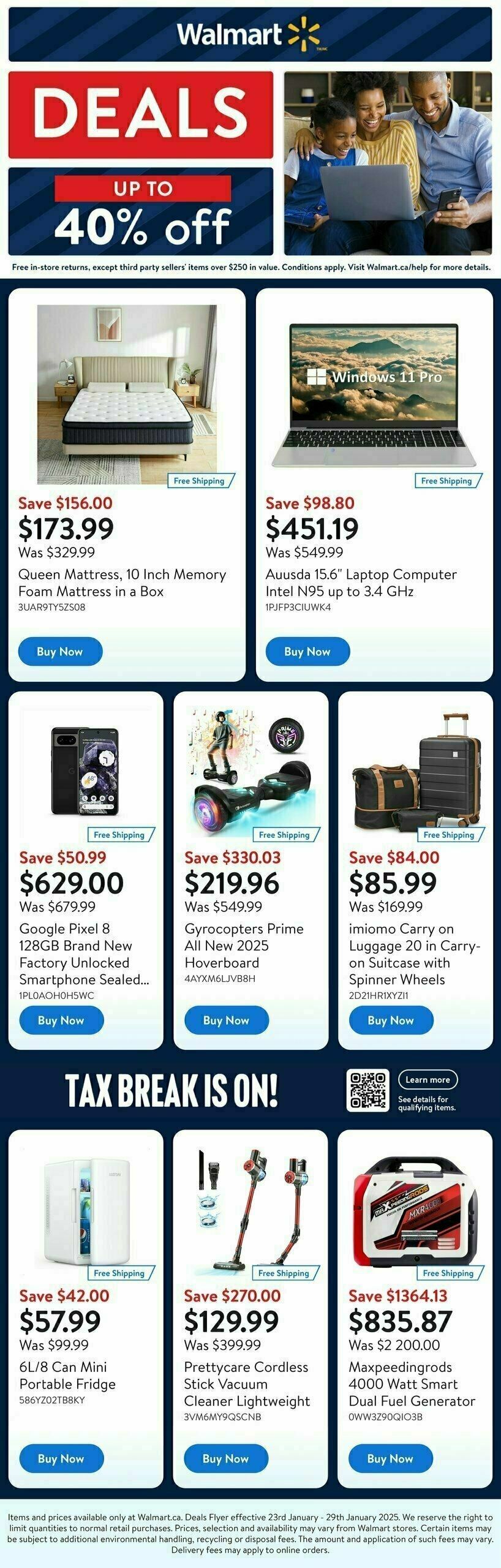 Walmart Deals Flyer Flyer from January 23