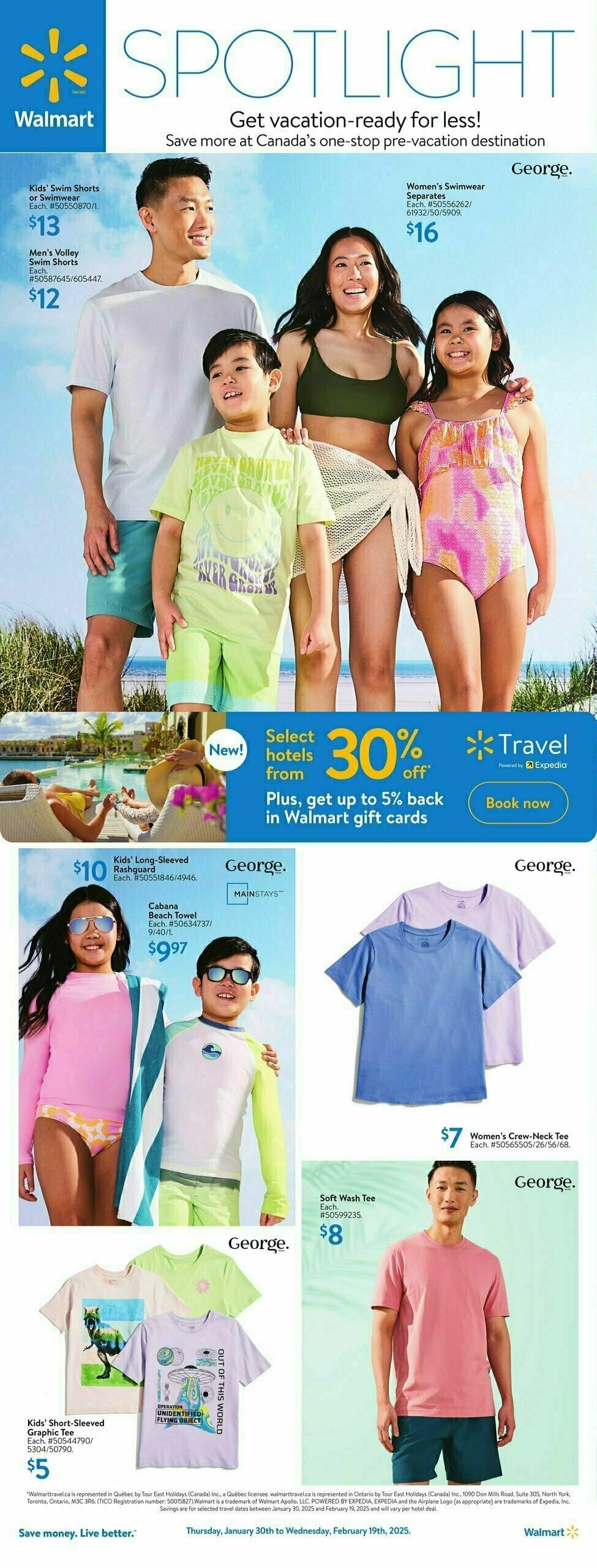 Walmart Spotlights Flyer from January 30