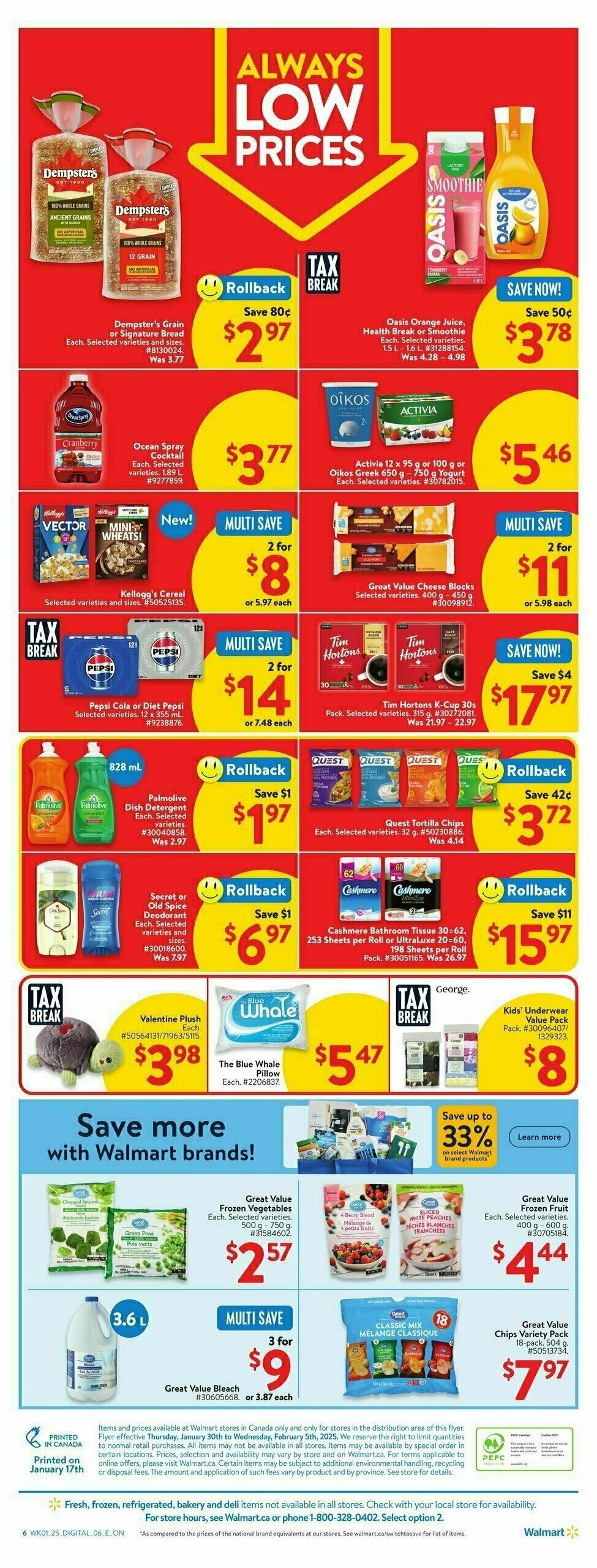 Walmart Flyer from January 30