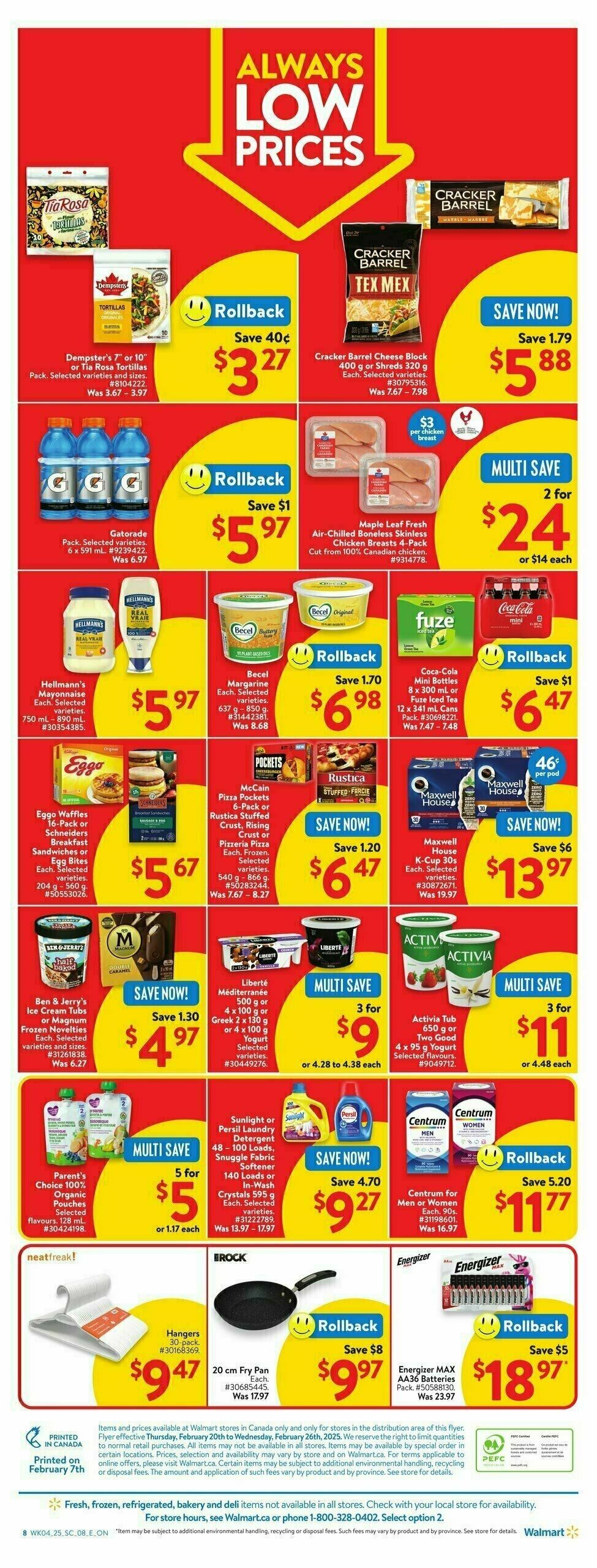 Walmart Flyer from February 20
