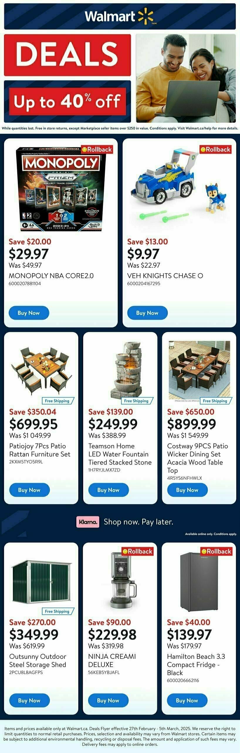 Walmart Deals Flyer Flyer from February 27