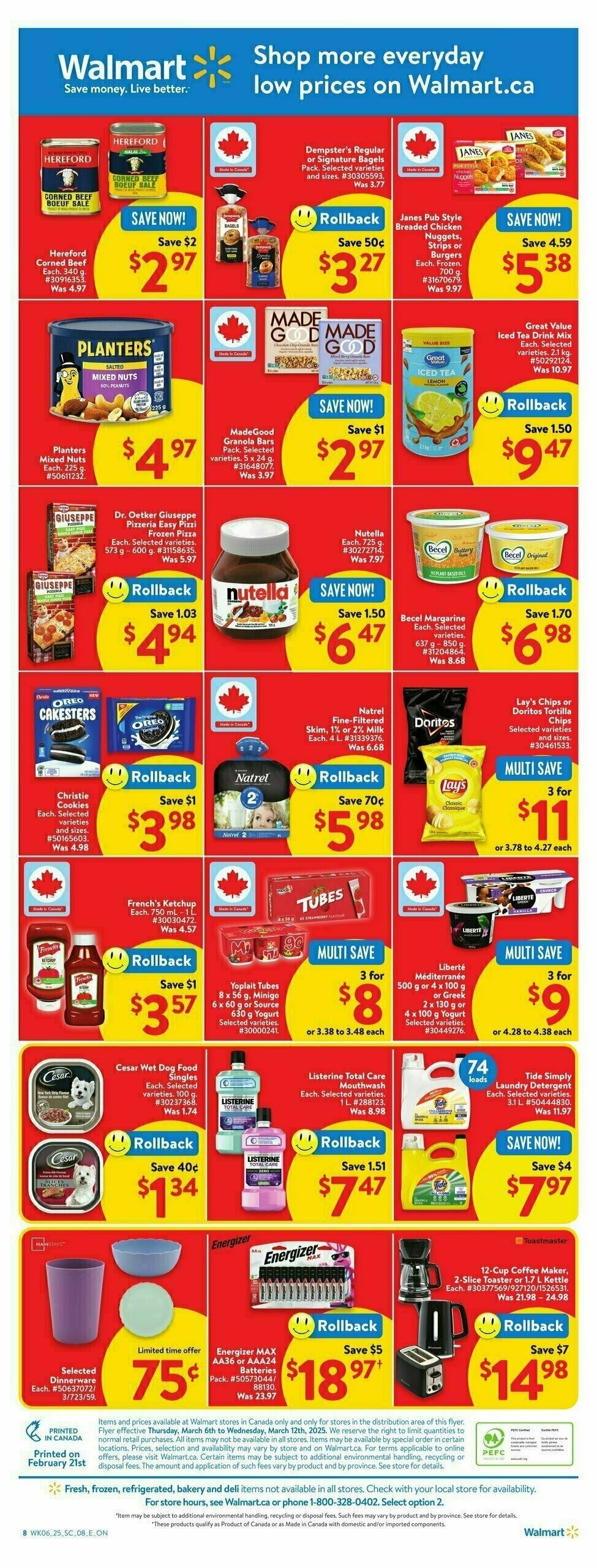 Walmart Flyer Flyer from March 6