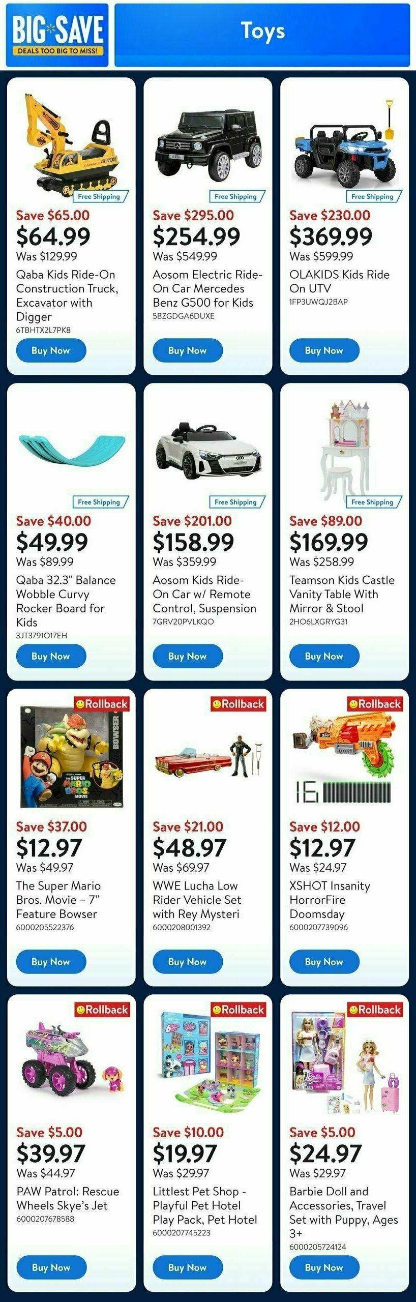 Walmart Deals Flyer Flyer from March 6