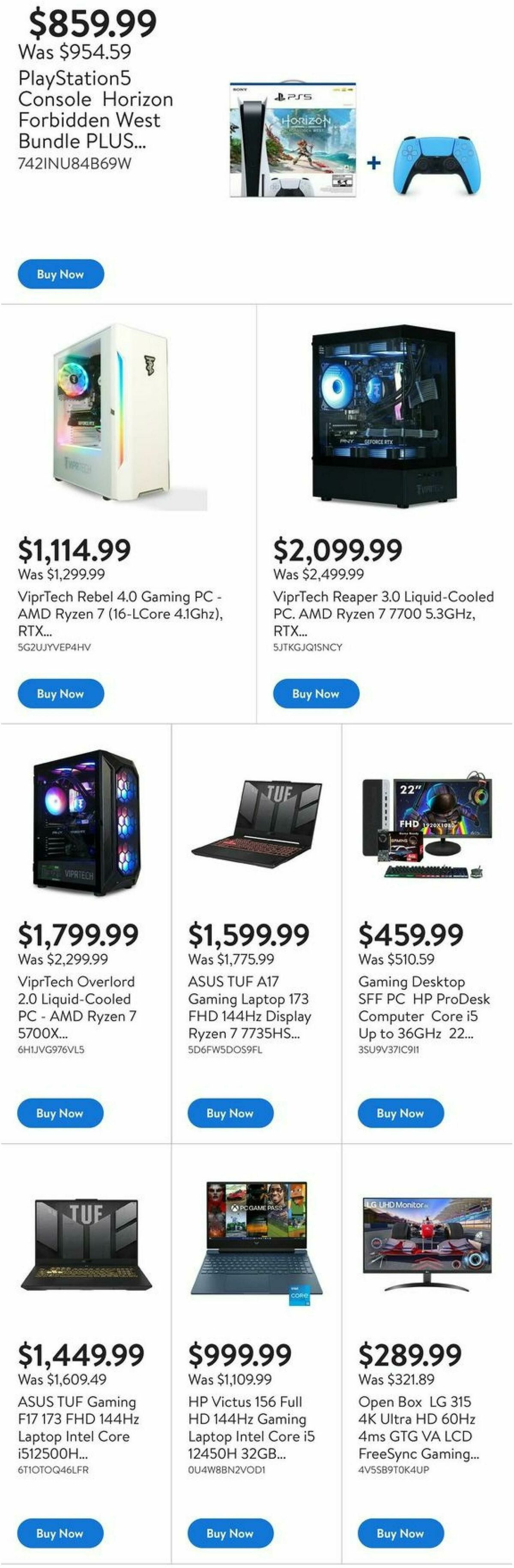 Walmart Gaming Guide Flyer from March 6