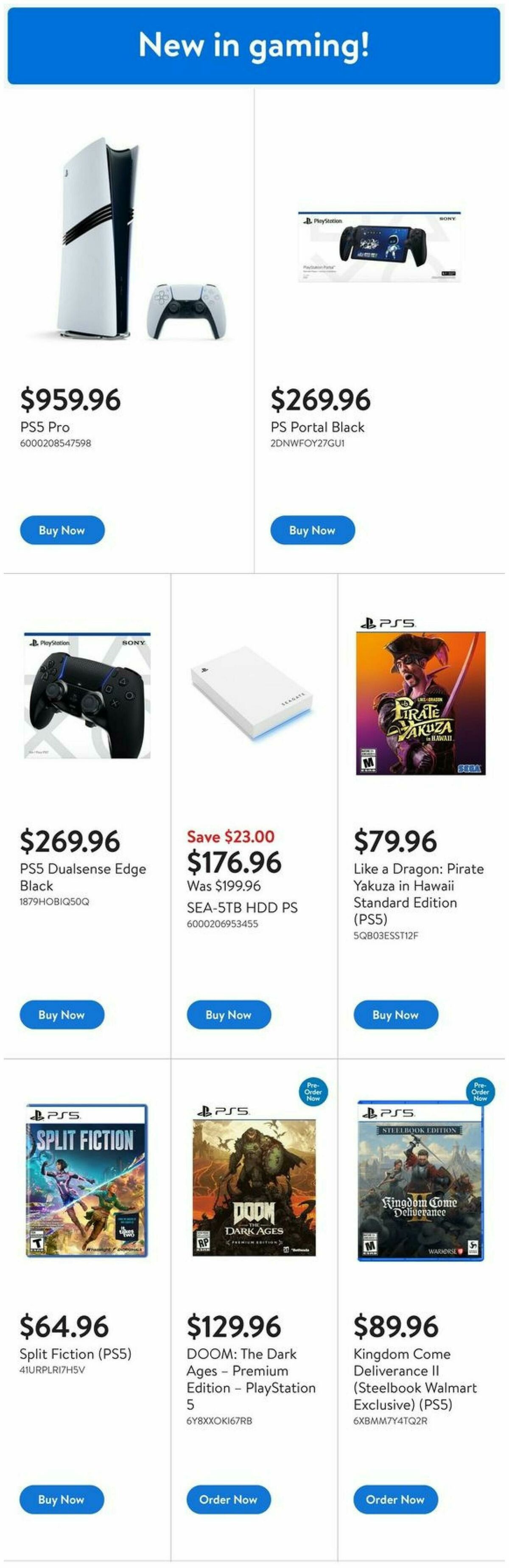 Walmart Gaming Guide Flyer from March 6