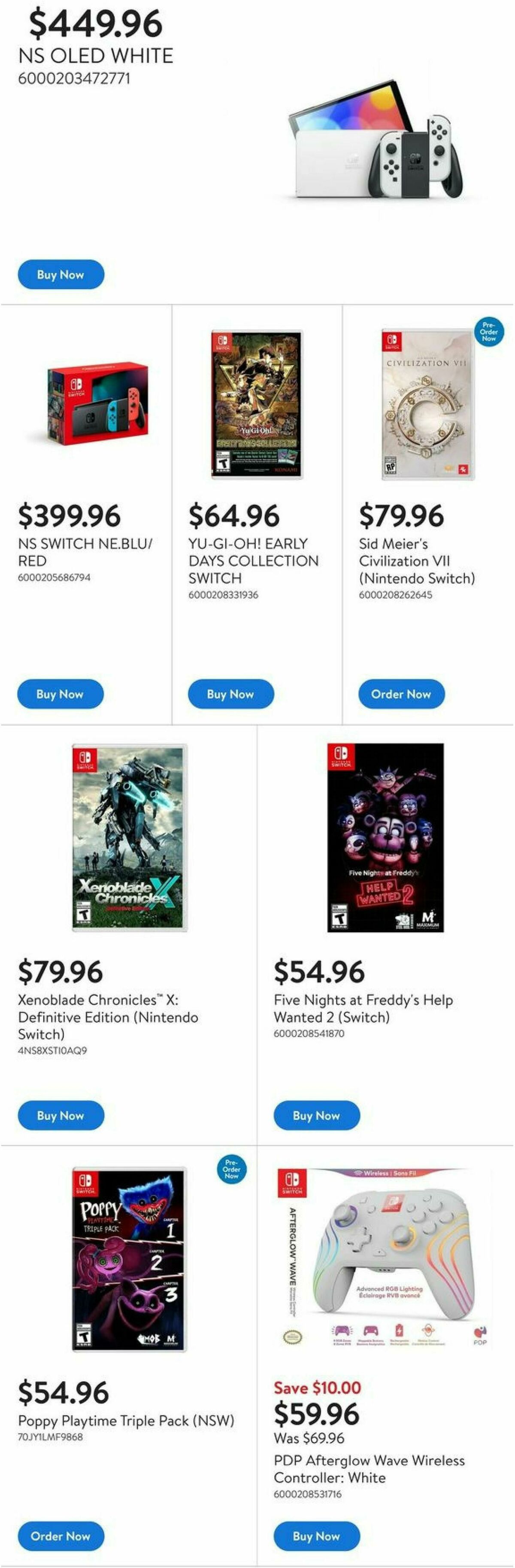 Walmart Gaming Guide Flyer from March 6