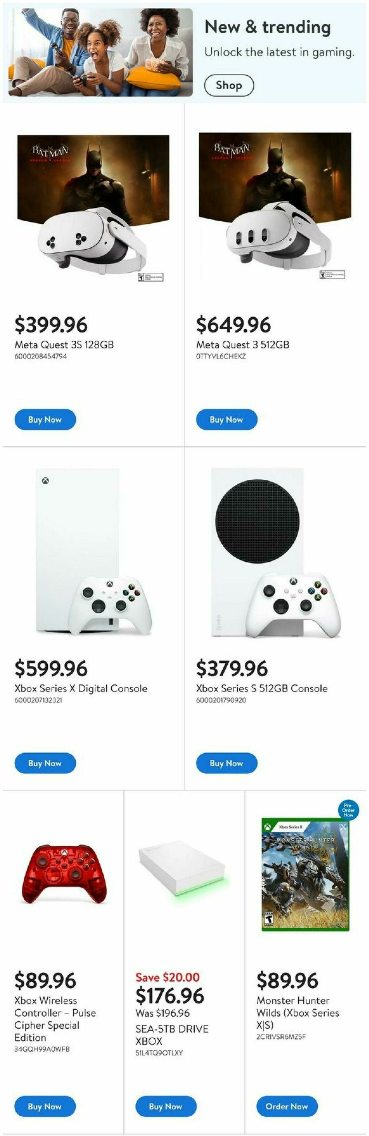 Walmart Gaming Guide Flyer from March 6