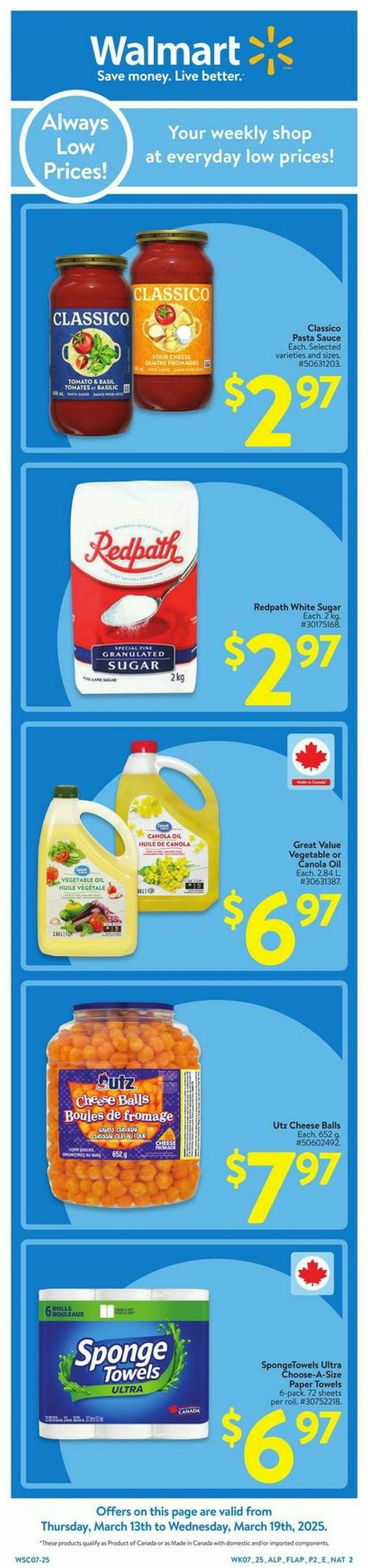 Walmart Flyer from March 13