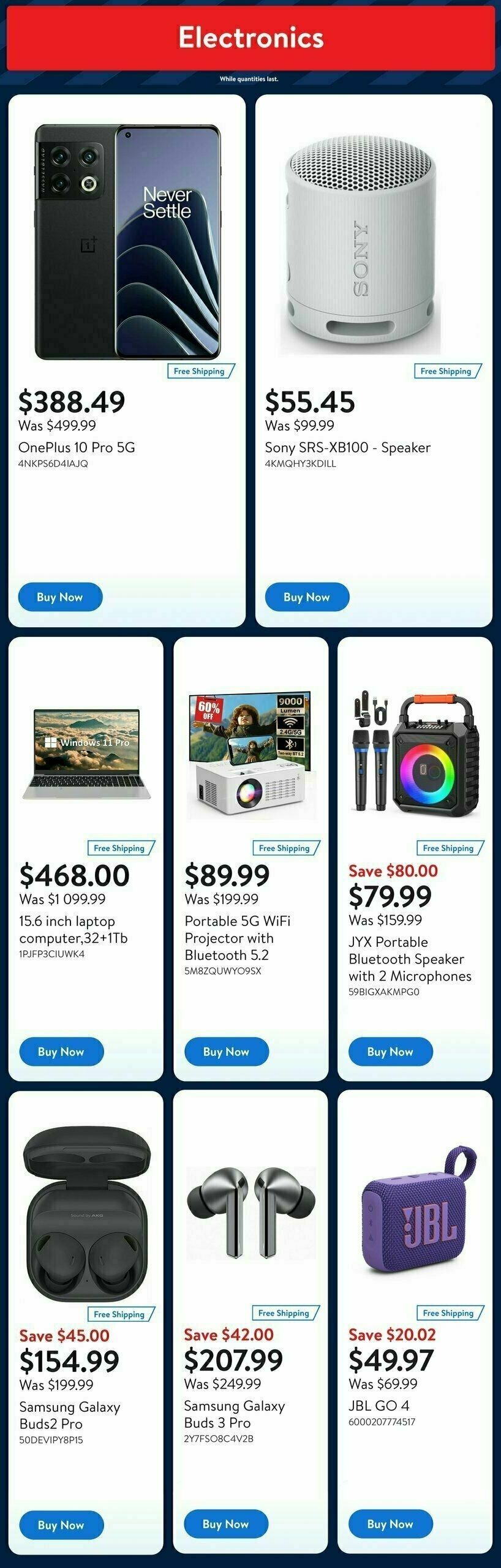 Walmart Deals Flyer Flyer from March 27