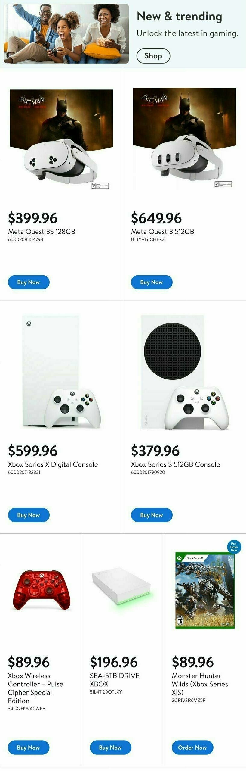 Walmart Gaming Guide Flyer from March 20