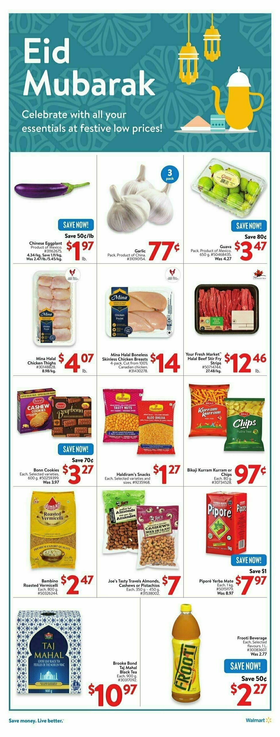 Walmart Eid Mubarak Flyer from March 20