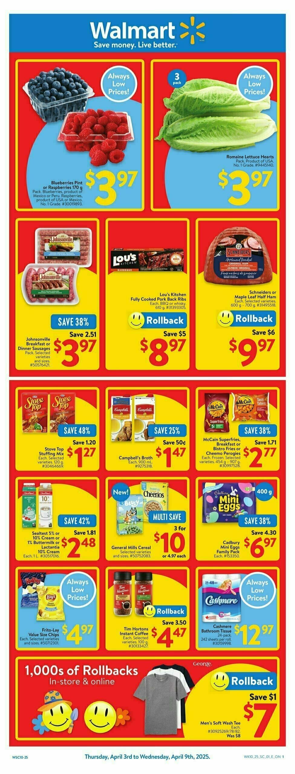 Walmart Flyer from April 3