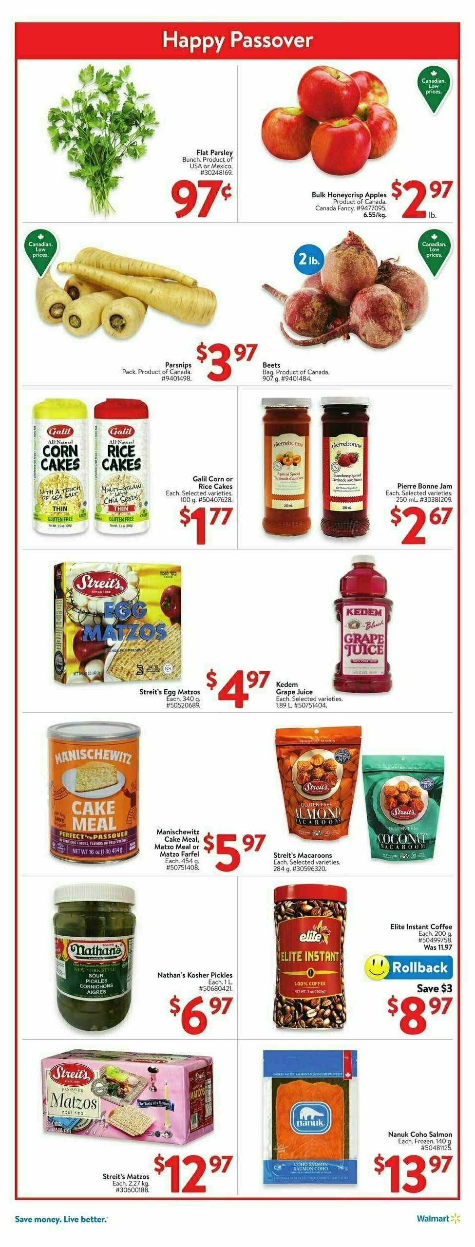 Walmart Flyer from April 3