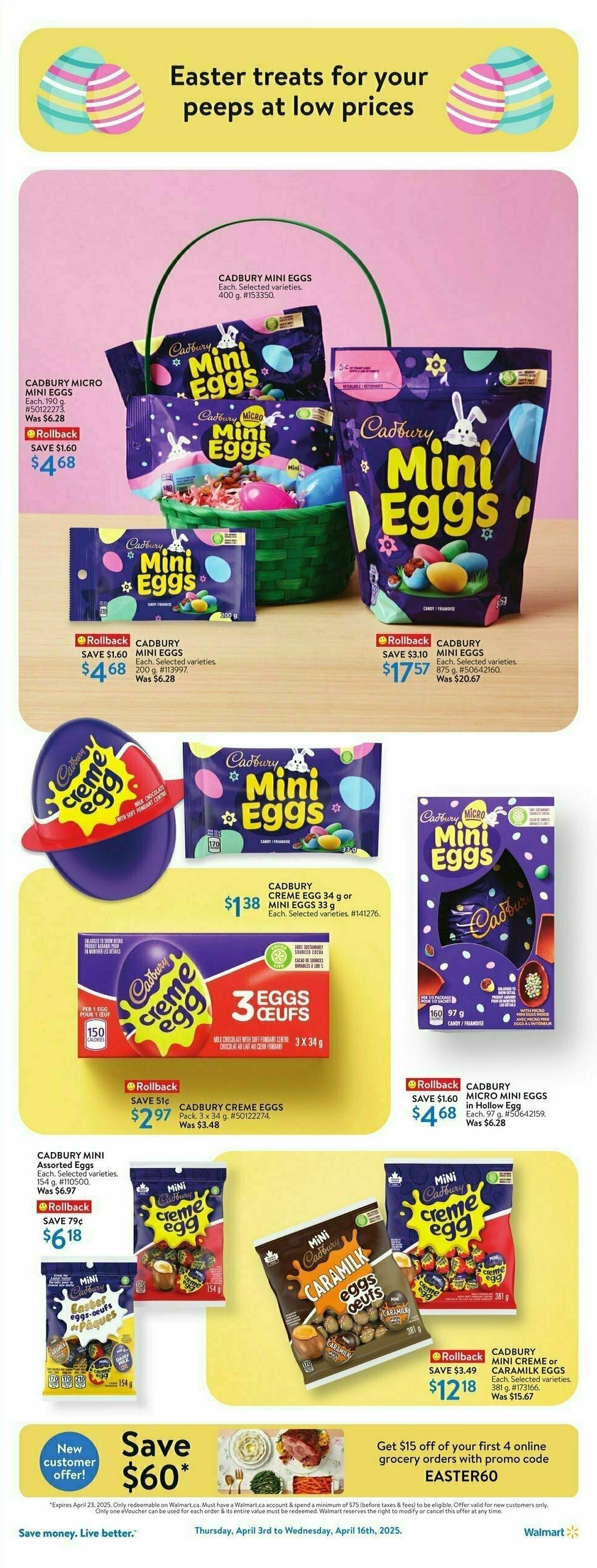 Walmart Flyer from April 3