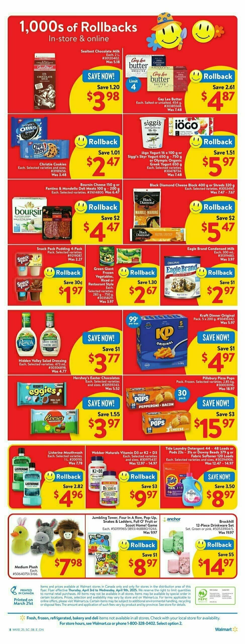Walmart Flyer from April 3