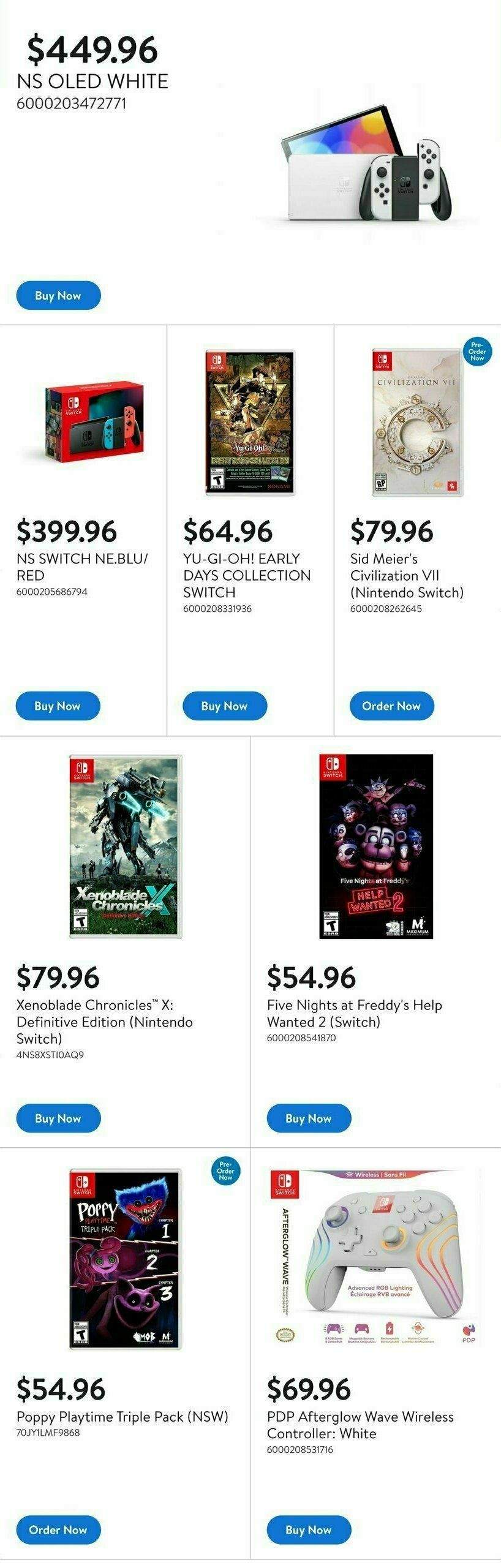 Walmart Gaming Guide Flyer from April 3