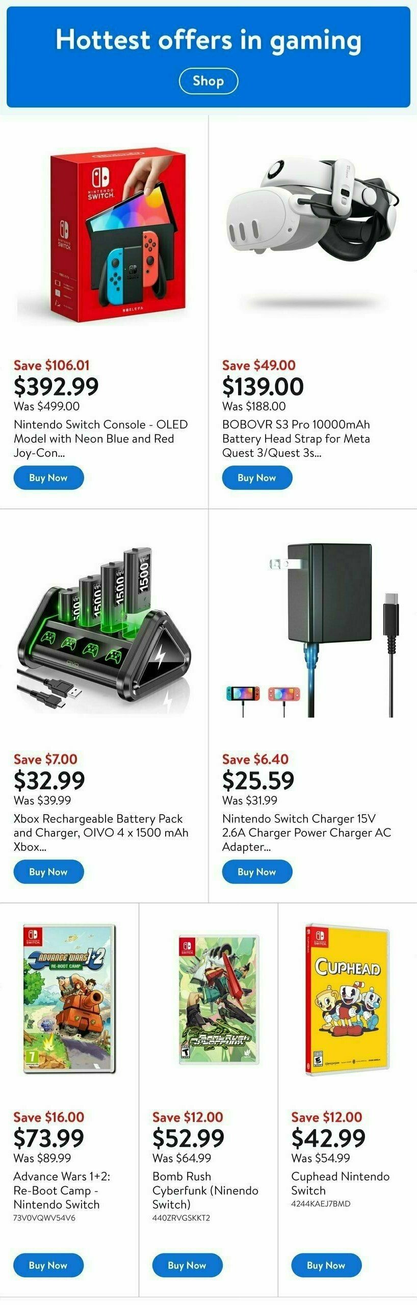 Walmart Gaming Guide Flyer from April 3