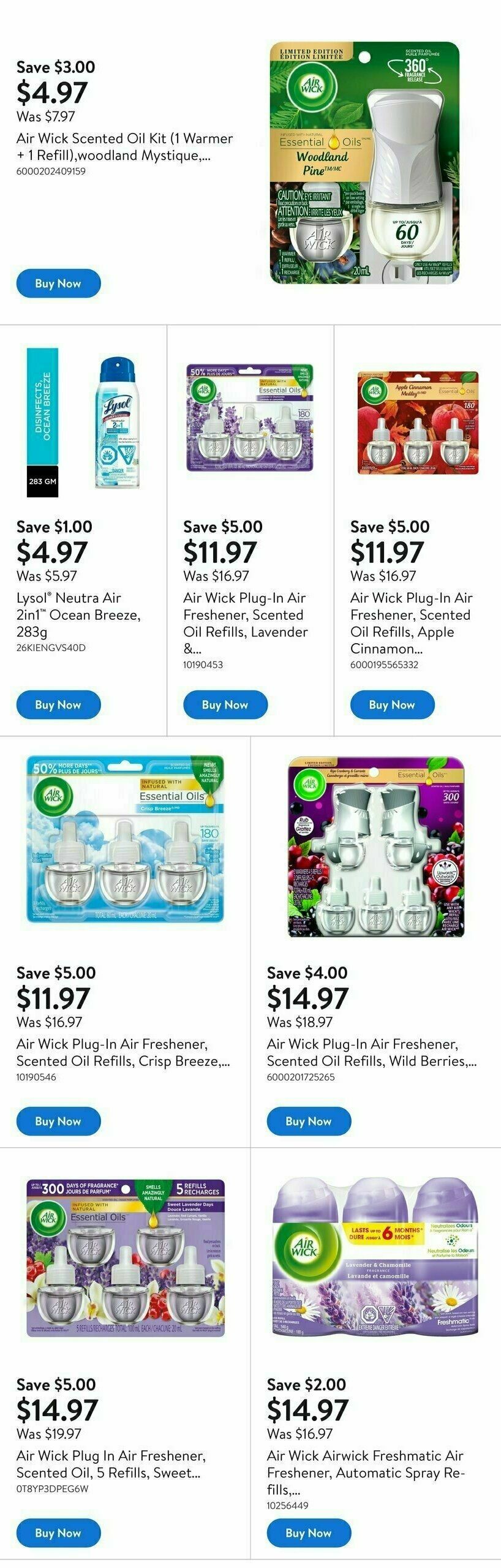 Walmart Spring Cleaning Flyer from March 26