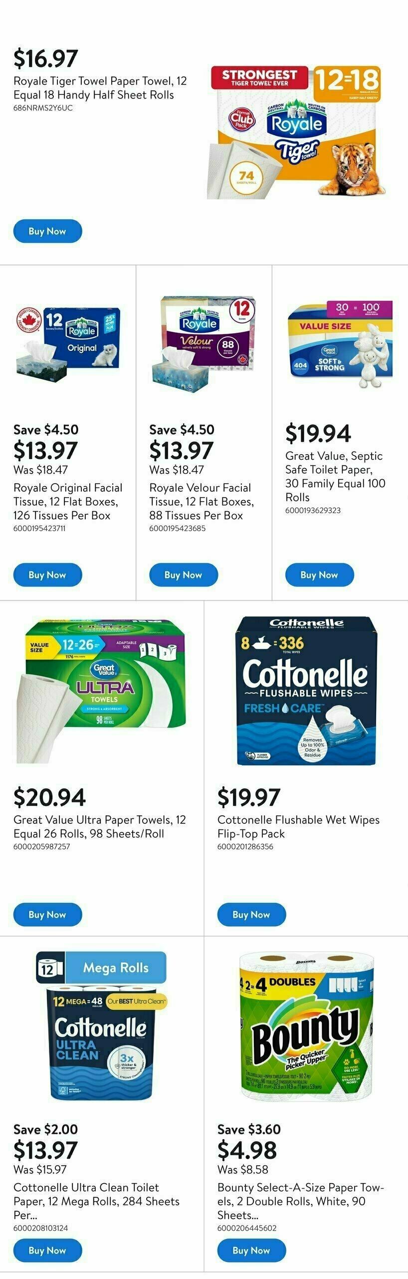 Walmart Spring Cleaning Flyer from March 26