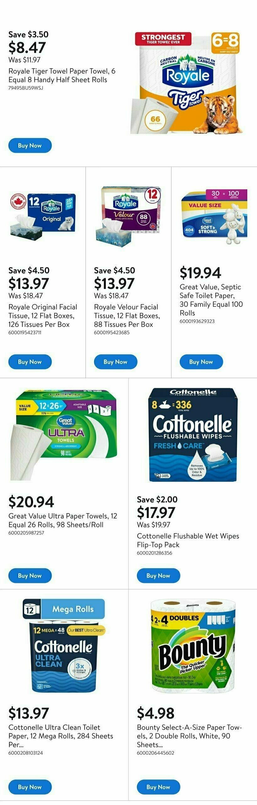 Walmart Spring Cleaning Flyer from April 10