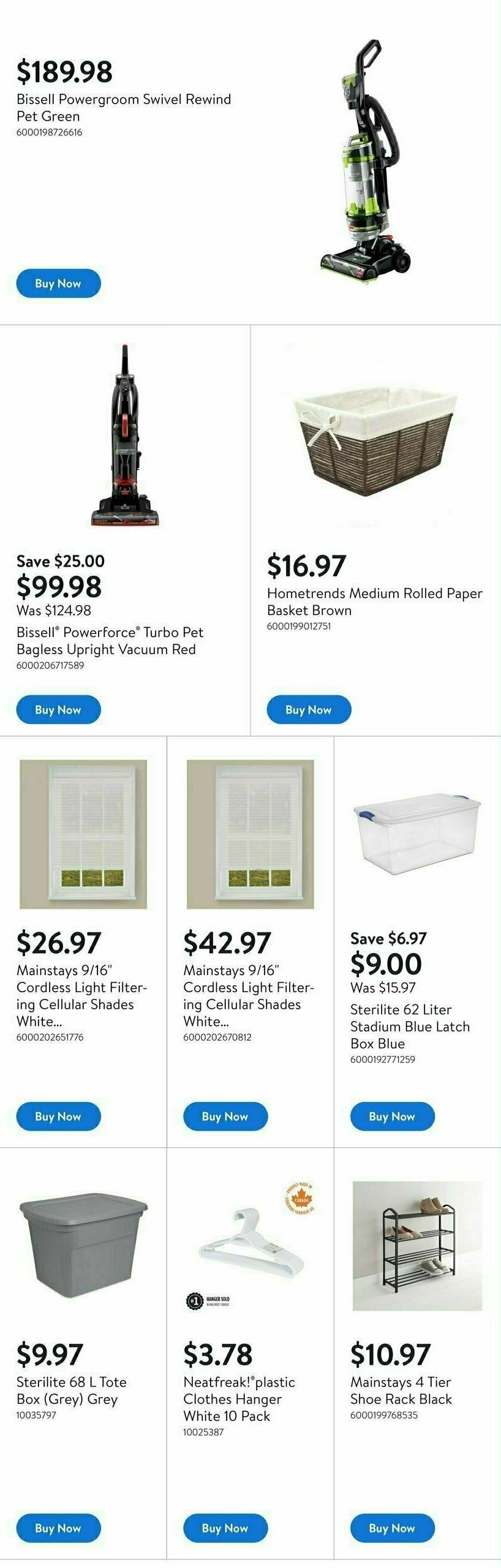 Walmart Spring Cleaning Flyer from April 10