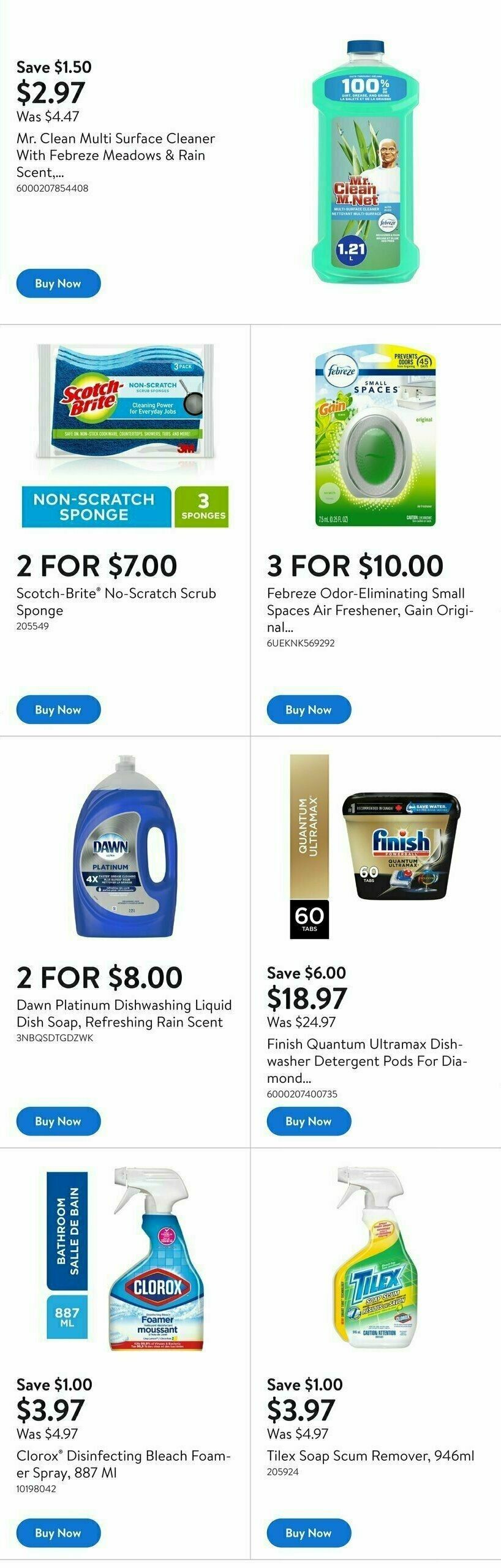 Walmart Spring Cleaning Flyer from April 10