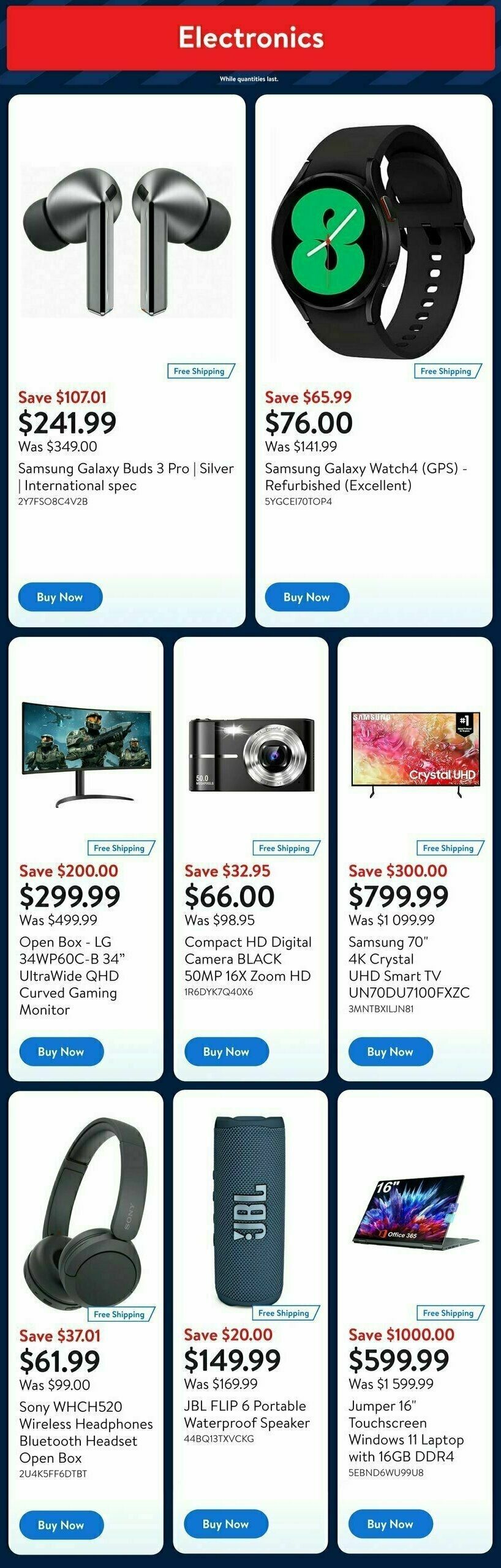 Walmart Deals Flyer Flyer from April 17