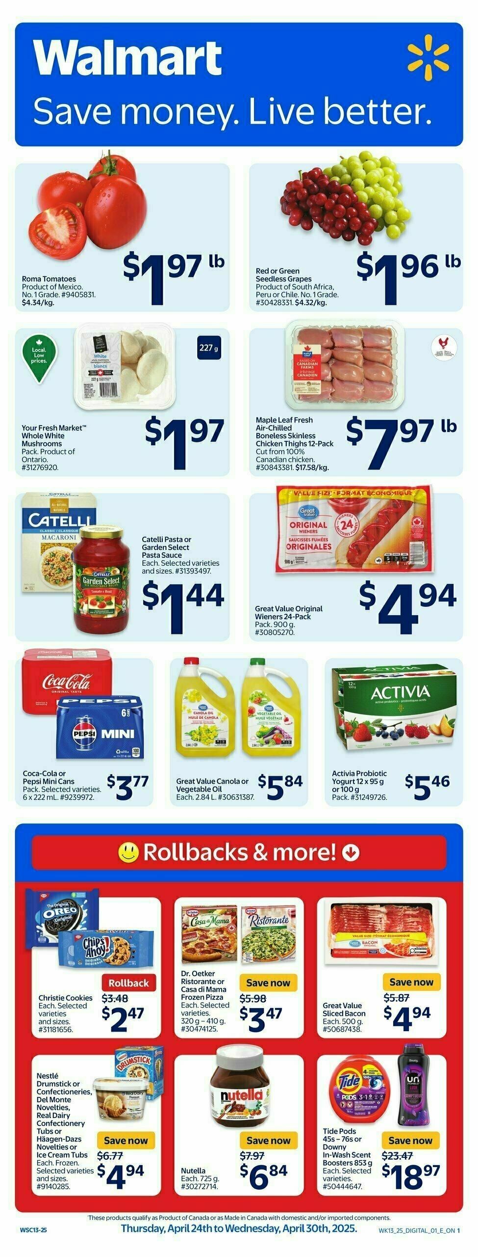 Walmart Flyer from April 24