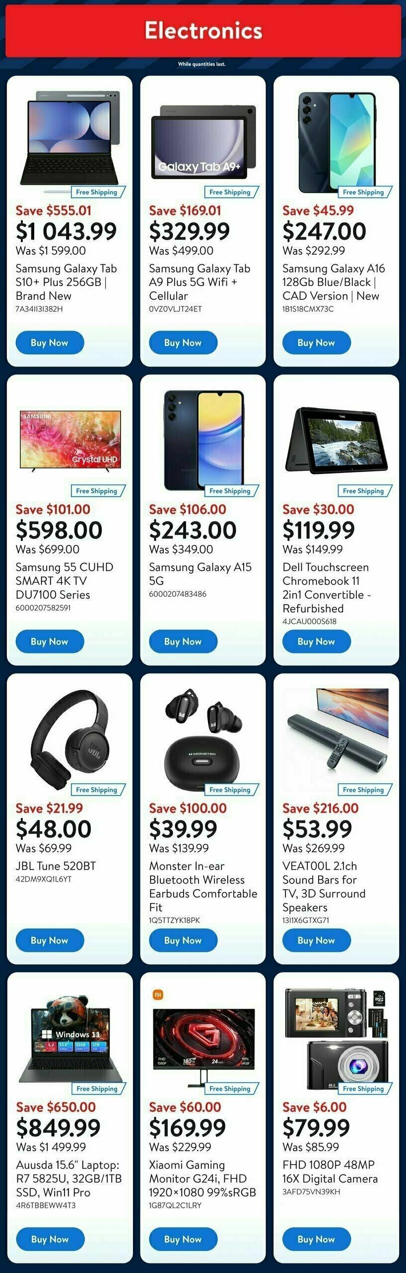 Walmart Deals Flyer Flyer from April 24