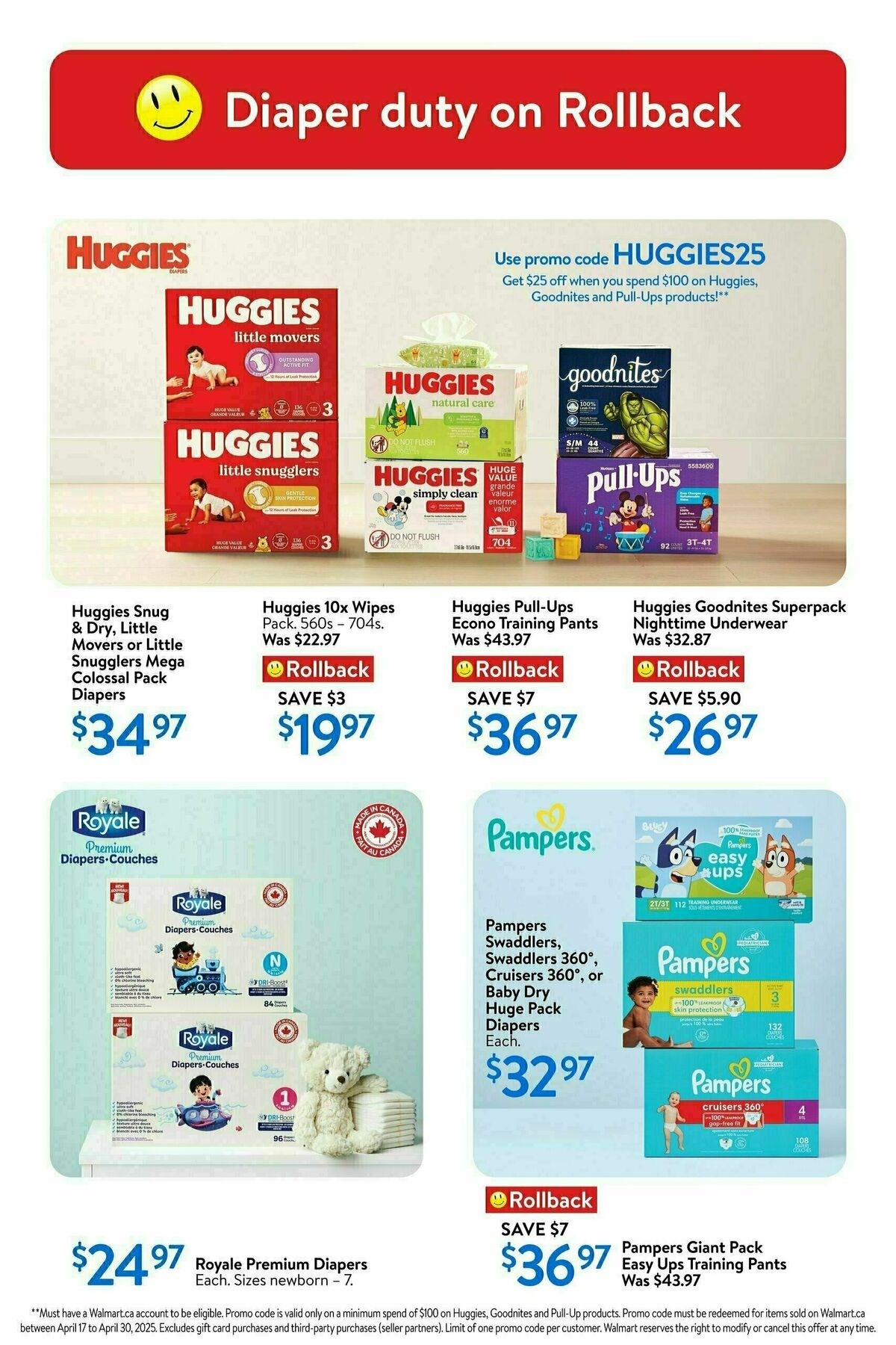 Walmart Baby Days Flyer from April 17