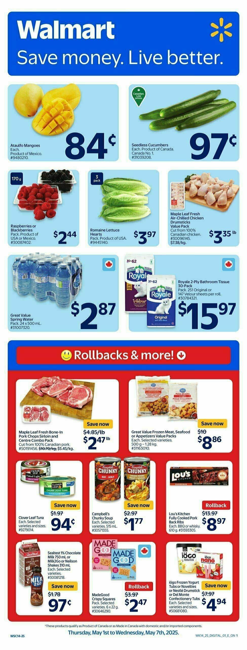 Walmart Flyer from May 1