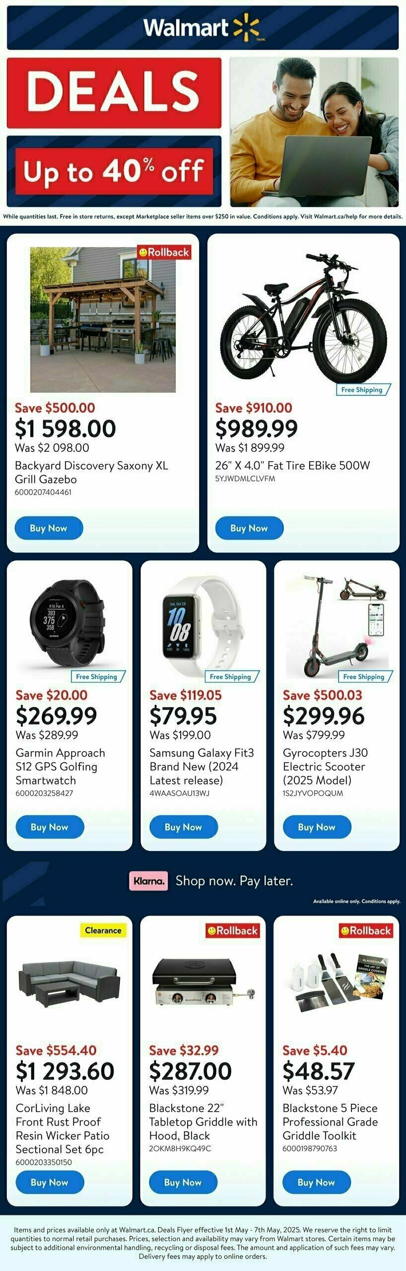 Walmart Deals Flyer Flyer from May 1
