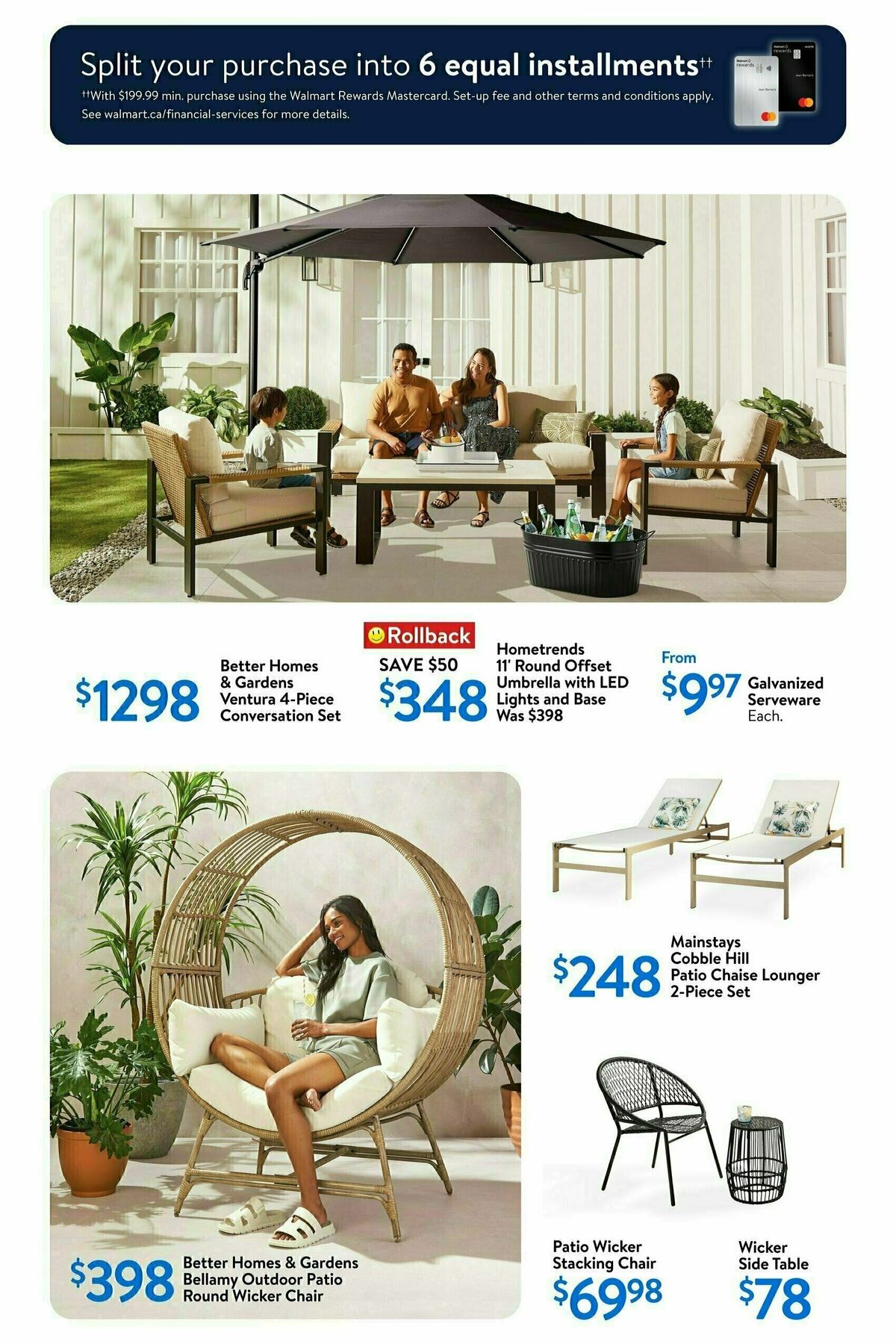 Walmart Summer staycation Flyer from May 1