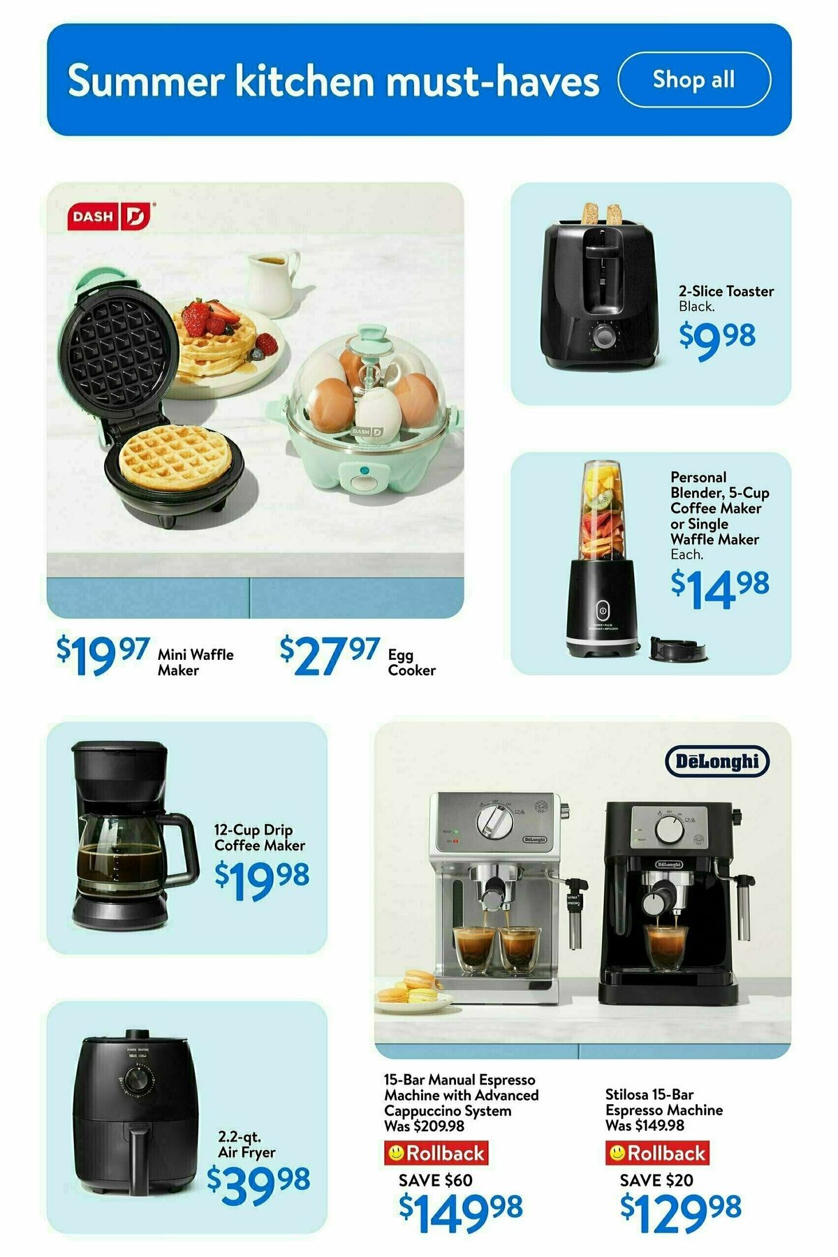 Walmart Summer staycation Flyer from May 1