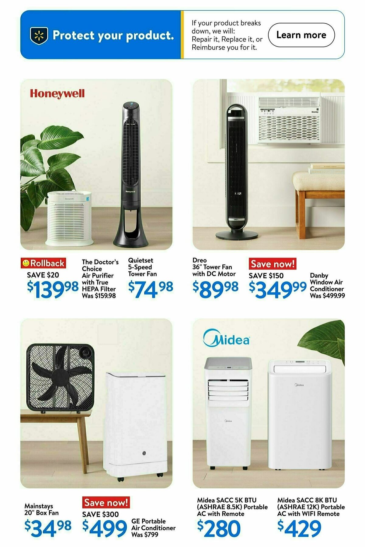 Walmart Summer staycation Flyer from May 1