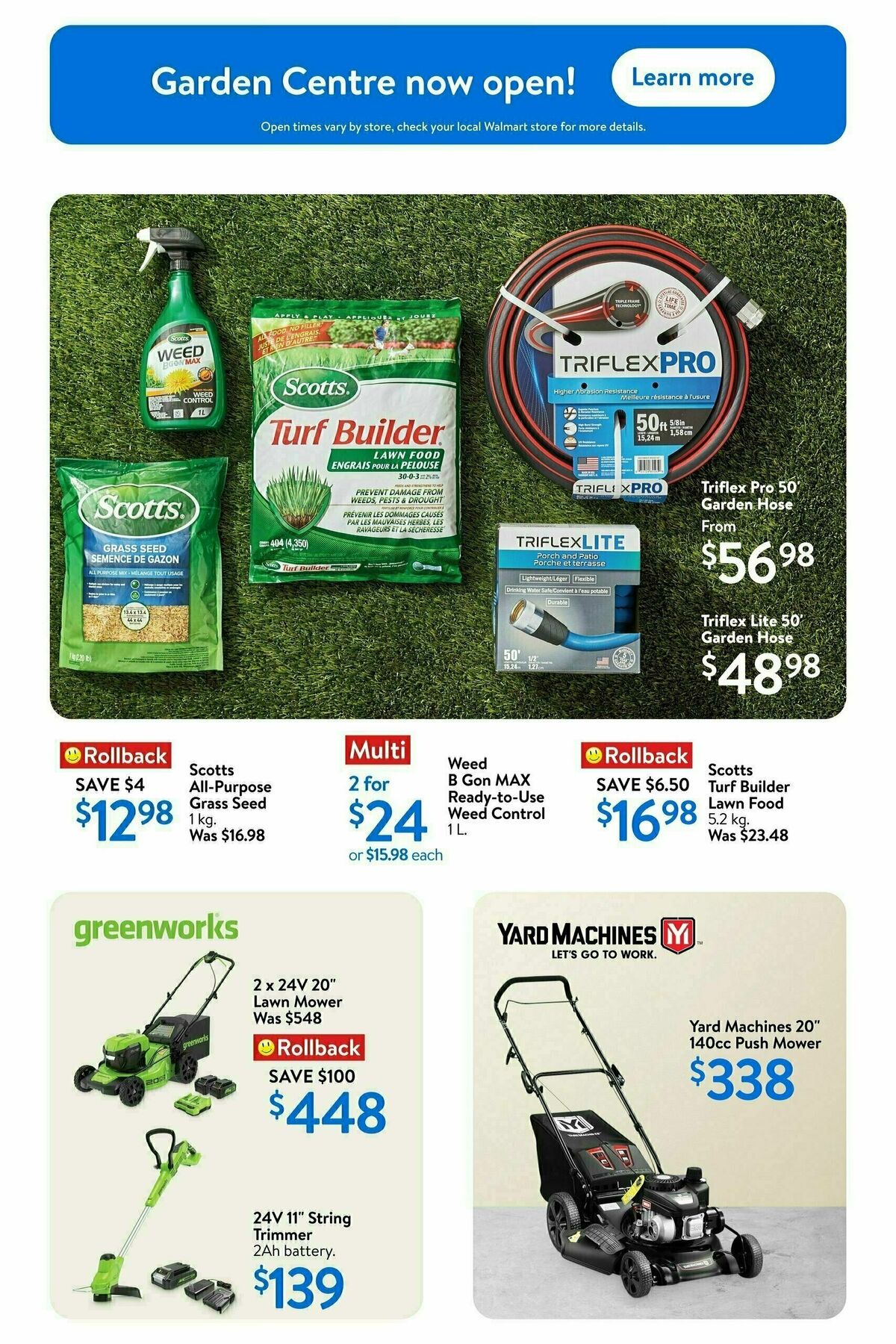Walmart Summer staycation Flyer from May 1