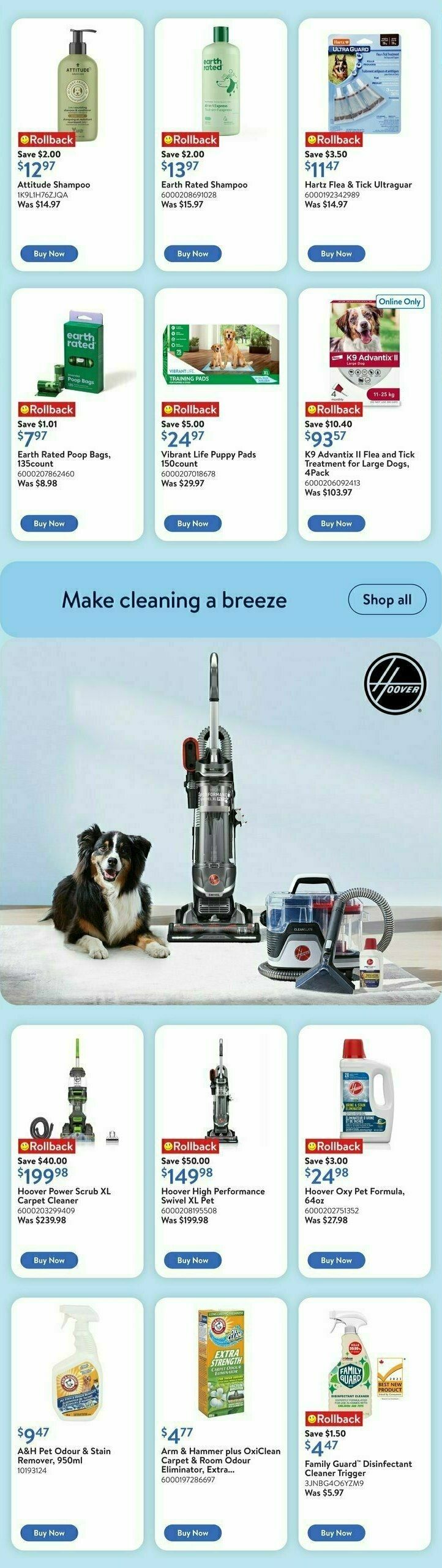 Walmart Pet Digest Flyer from May 1