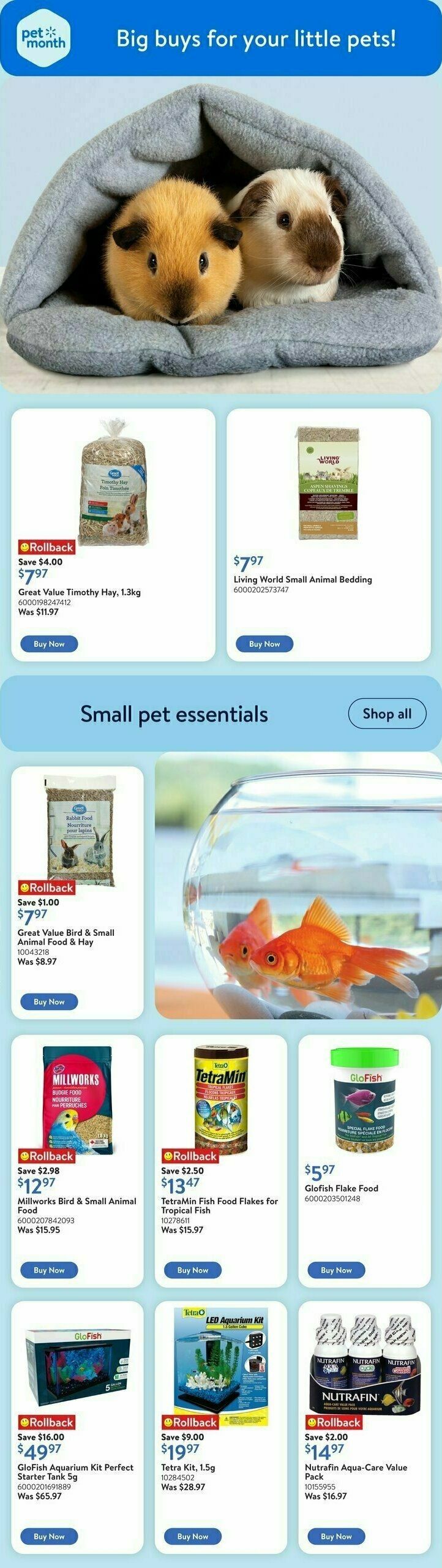 Walmart Pet Digest Flyer from May 1