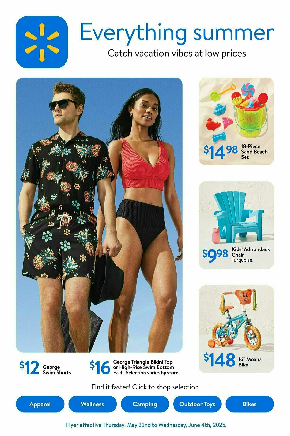Walmart Everything Summer Flyer from May 22
