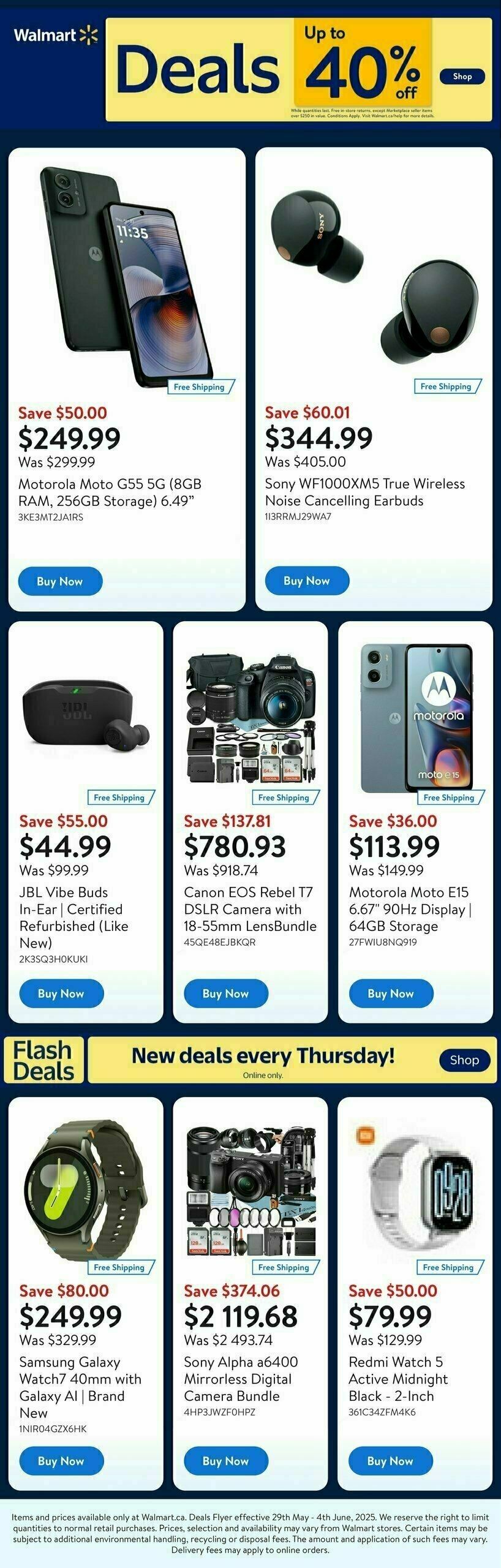 Walmart Deals Flyer Flyer from May 29