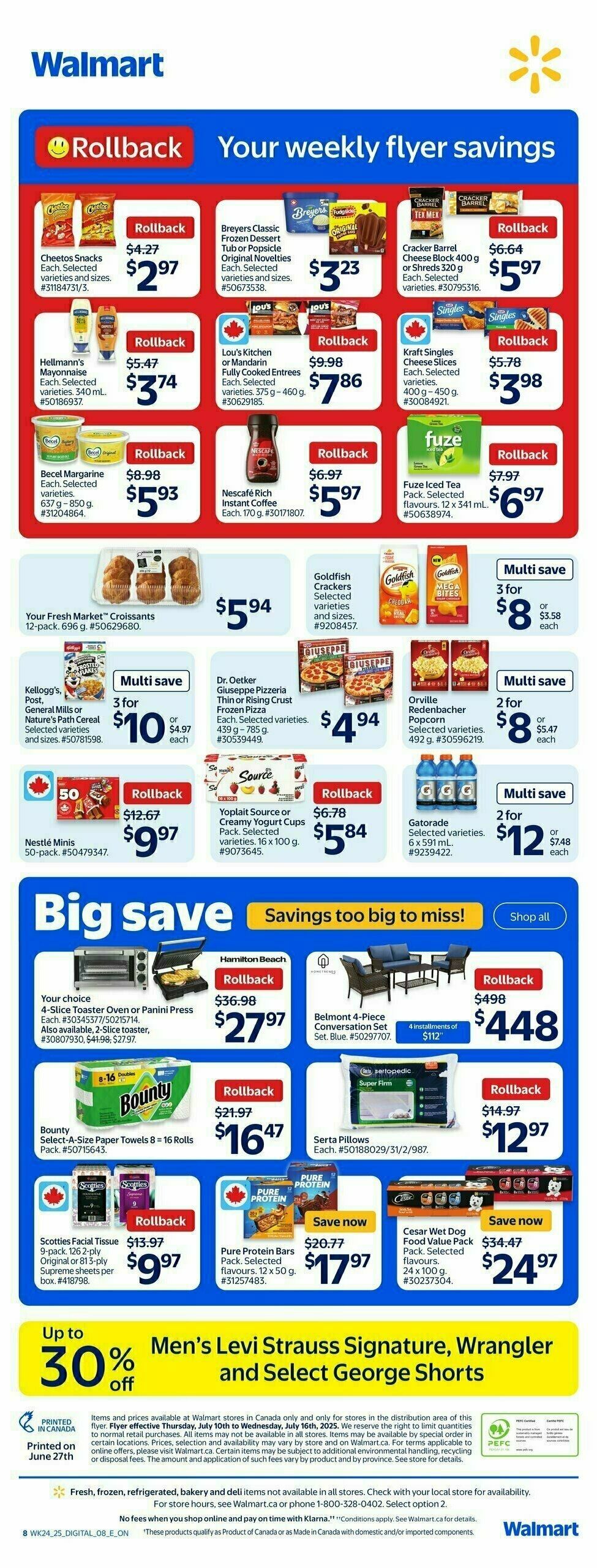 Walmart Flyer from July 10