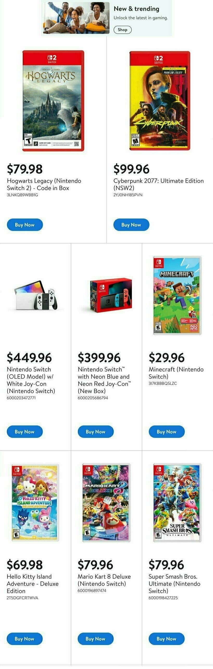 Walmart Gaming Guide Flyer from July 10