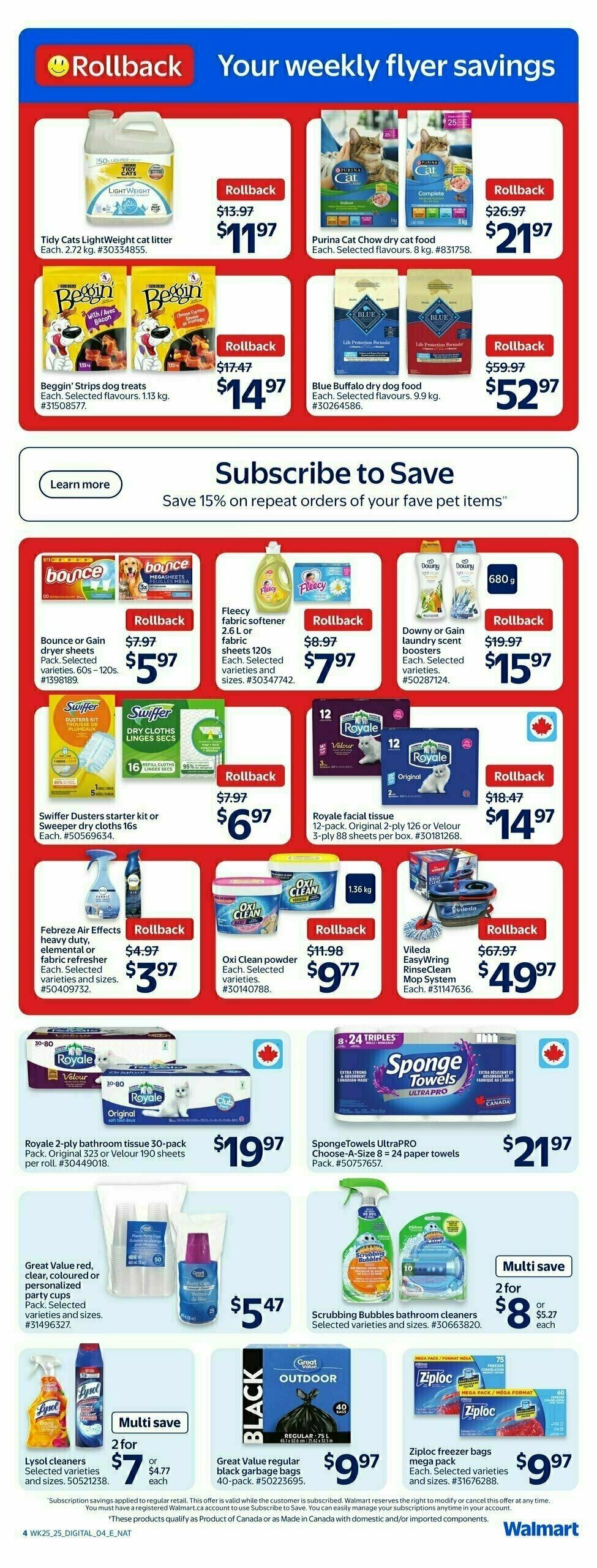 Walmart Flyer from July 17