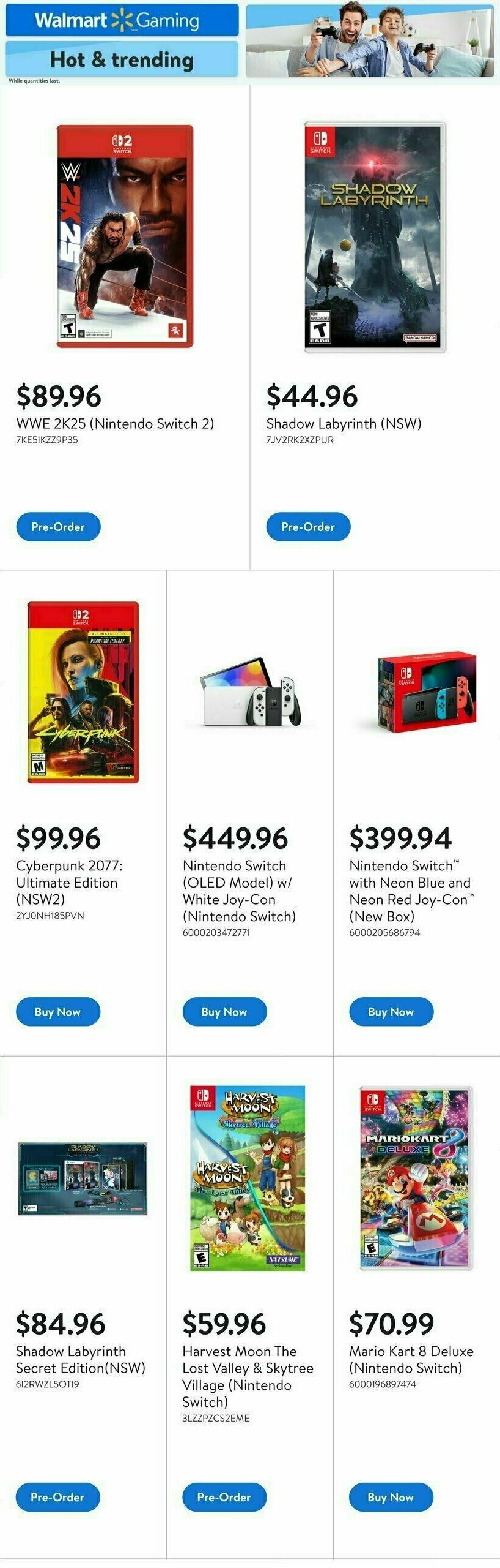 Walmart Gaming Guide Flyer from July 17