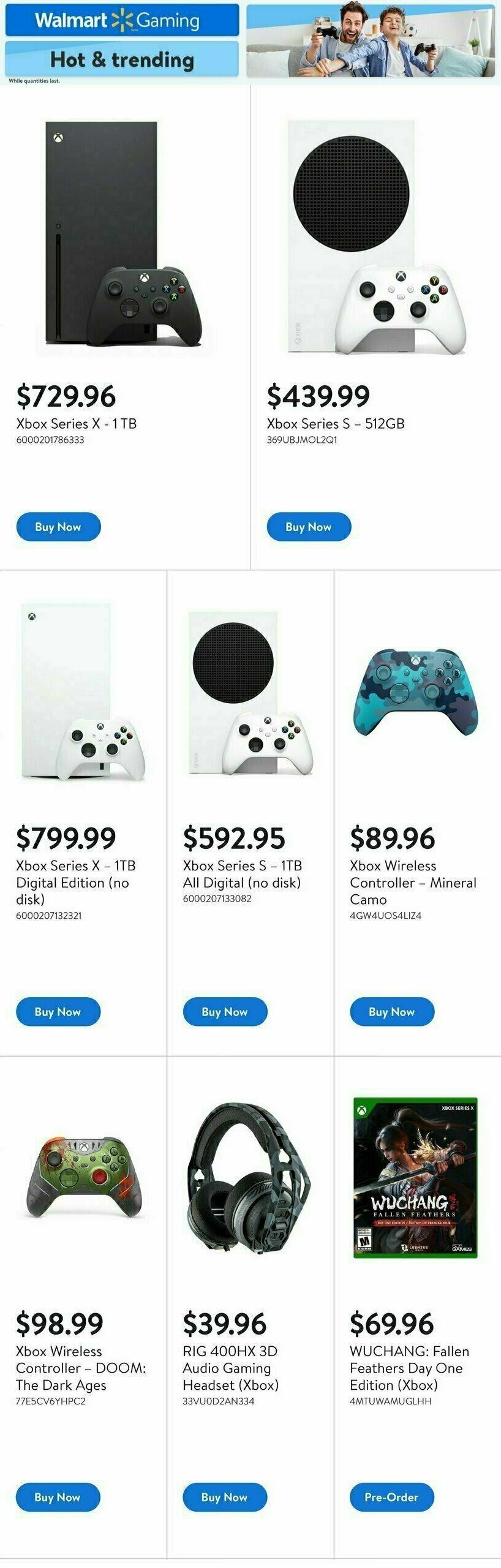 Walmart Gaming Guide Flyer from July 17