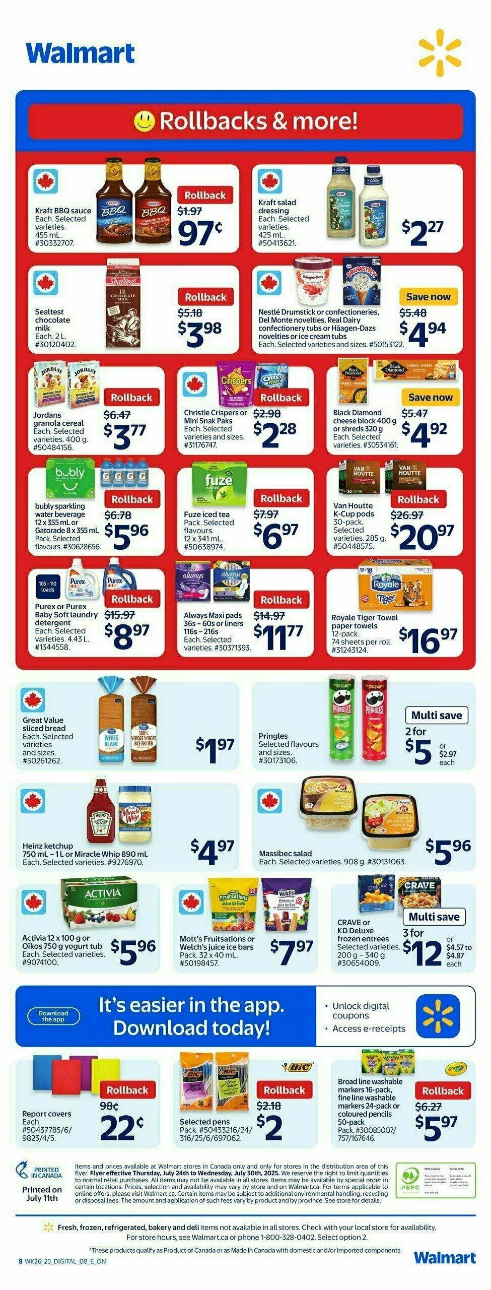 Walmart Flyer from July 24